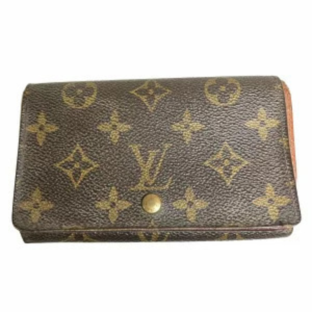 Louis Vuitton Monogram Portemonnaie Billet Tresor Bi fold Wallet